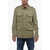 CORNELIANI Cc Collection Utility Overshirt With Hidden Placket Green