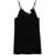 forte_forte Forte_Forte Stretch Cady Crepe Mini Slip Dress Clothing Black