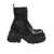 VIC MATIE Vic Matie Leather Ankle Boot Black