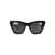 Saint Laurent Saint Laurent Sl 214 Kate Sunglasses Black