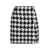 Nina Ricci Nina Ricci Houndstooth Mini Skirt WHITE