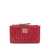 Miu Miu Miu Miu Logo-Plaque Matelassé Leather Wallet Red