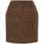 Alberta Ferretti Alberta Ferretti Tweed Skirt Clothing BROWN