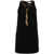 Elisabetta Franchi Elisabetta Franchi Chain-Link Detail Crepe Mini Dress Black