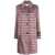 Marni Marni Brushed Striped Single-Breasted Coat VINO