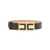 Elisabetta Franchi Elisabetta Franchi Logo-Buckle Leather Belt Black