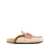 COLLEGE College Leather-Trim Raffia Mules A RAFIA/ANT.TAN