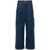 P.A.R.O.S.H. P.A.R.O.S.H. Straight Cargo Jeans Blue