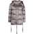 P.A.R.O.S.H. P.A.R.O.S.H. Satin-Finish Padded Coat Grey