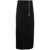 P.A.R.O.S.H. P.A.R.O.S.H. Side-Zip Wool Maxi Skirt Black