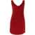 P.A.R.O.S.H. P.A.R.O.S.H. Wool V-Neck Dress RED