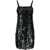 P.A.R.O.S.H. P.A.R.O.S.H. Sequined Sleeveless Minidress Black