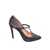 LA ROSE La Rose Lurex Pointed Pumps Silver