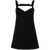 Patou Patou Scallop-Trim Mini Dress Black