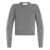 AMI Paris AMI Paris Ami De Coeur Cashmere Sweater GREY