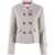 Marni Marni Houndstooth-Pattern Double-Breasted Blazer GREY