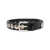 Golden Goose Golden Goose Disc-Embellished Belt Black