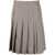 Marni Marni Check-Print Pleated Midi Skirt Beige