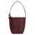 JW Anderson JW Anderson Corner Leather Bucket Bag RED-PURPLE OR GRAPE