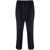 AMI Paris AMI Paris Cropped Virgin Wool Trousers NAVY BLUE