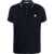 Moncler Moncler Classic Logo Polo Shirt BLUE