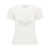 Moncler Moncler Logo-Beaded Cotton T-Shirt Beige