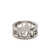 Marc Jacobs Marc Jacobs The Monogram Metal Ring SILVER