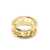 Marc Jacobs Marc Jacobs The Monogram Metal Ring GOLD