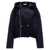 JW Anderson JW Anderson Hooded Biker Wool Jacket NAVY