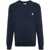 MAISON KITSUNÉ Maison Kitsuné Bold Fox Head Cotton Sweatshirt INK BLUE