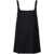 Miu Miu Miu Miu Logo-Plaque Virgin Wool Minidress Blue