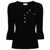 Elisabetta Franchi Elisabetta Franchi Logo-Embroidered Top Black