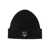 MAISON KITSUNÉ Maison Kitsuné Bold Fox Head Ribbed Beanie Black