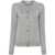 Miu Miu Miu Miu Logo-Jacquard Cardigan Grey