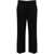 Miu Miu Miu Miu Grain De Poudre Cropped Trousers Black