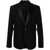 SAPIO Sapio Single-Breasted Cotton-Wool Blazer Black