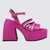 NODALETO Nodaleto Pink Satin Bulla Chibi Sandals 