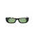 Off-White Off-White Fillmore Rectangle-Frame Sunglasses BLACK GREEN