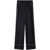 Off-White Off-White Off White Straight-Leg Pyjama-Inspired Trousers Black