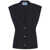 Prada Prada Sleeveless Wool Blazer NAVY