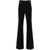 Elisabetta Franchi Elisabetta Franchi Logo-Plaque Flared Trousers Black