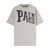 Palm Angels Palm Angels Logo-Print Crew-Neck T-Shirt GREY BLACK