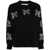 Palm Angels Palm Angels Crystal-Logo Cotton Sweatshirt Black