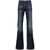 Palm Angels Palm Angels Logo-Embroidered Straight-Leg Jeans Navy