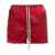 Rick Owens Rick Owens Side-Slit Denim Shorts CARDINAL RED