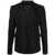 Rick Owens Rick Owens Single-Breasted Virgin Wool Blend Blazer Black