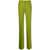 DEL CORE Del Core Pressed-Crease Straight-Leg Trousers Green