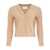 Maison Margiela Maison Margiela V-Neck Wool Cardigan Beige