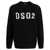 DSQUARED2 DSQUARED2 Logo Intarsia-Knit Wool Jumper Black