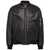 DSQUARED2 DSQUARED2 Leather Bomber Jacket Black